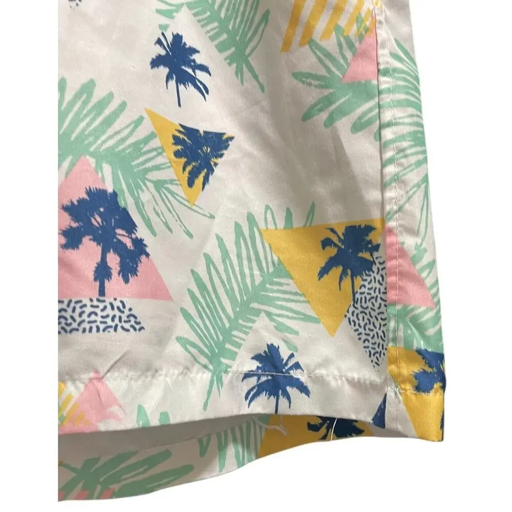 Free Planet Neon Tropical Swim Trunks - Men's Size XL
